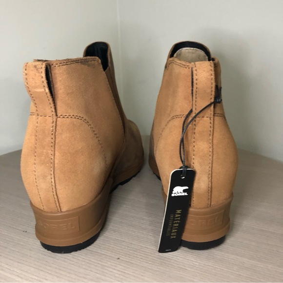 SOREL Evie Pull-On Wedge Booties - Picture 7 of 9